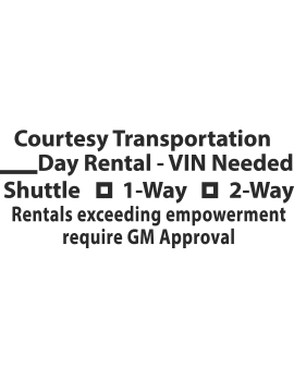 GM Courtesy Transportation