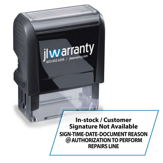 GM In-Stock / Customer Signature Not Available